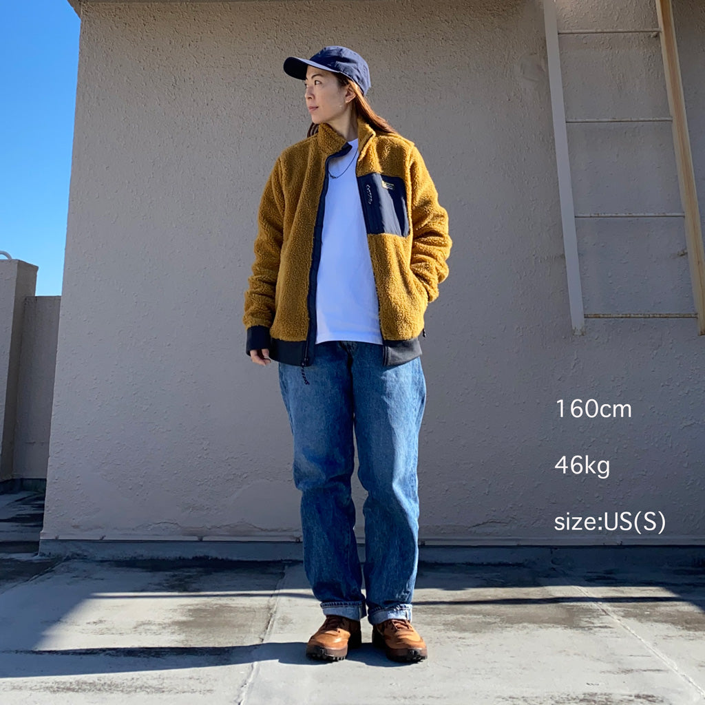 L.L.Bean『Sherpa Fleece Jacket』(Antique Gold/Carbon Navy)
