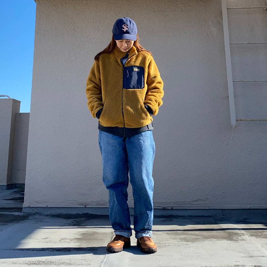 L.L.Bean『Sherpa Fleece Jacket』(Antique Gold/Carbon Navy)