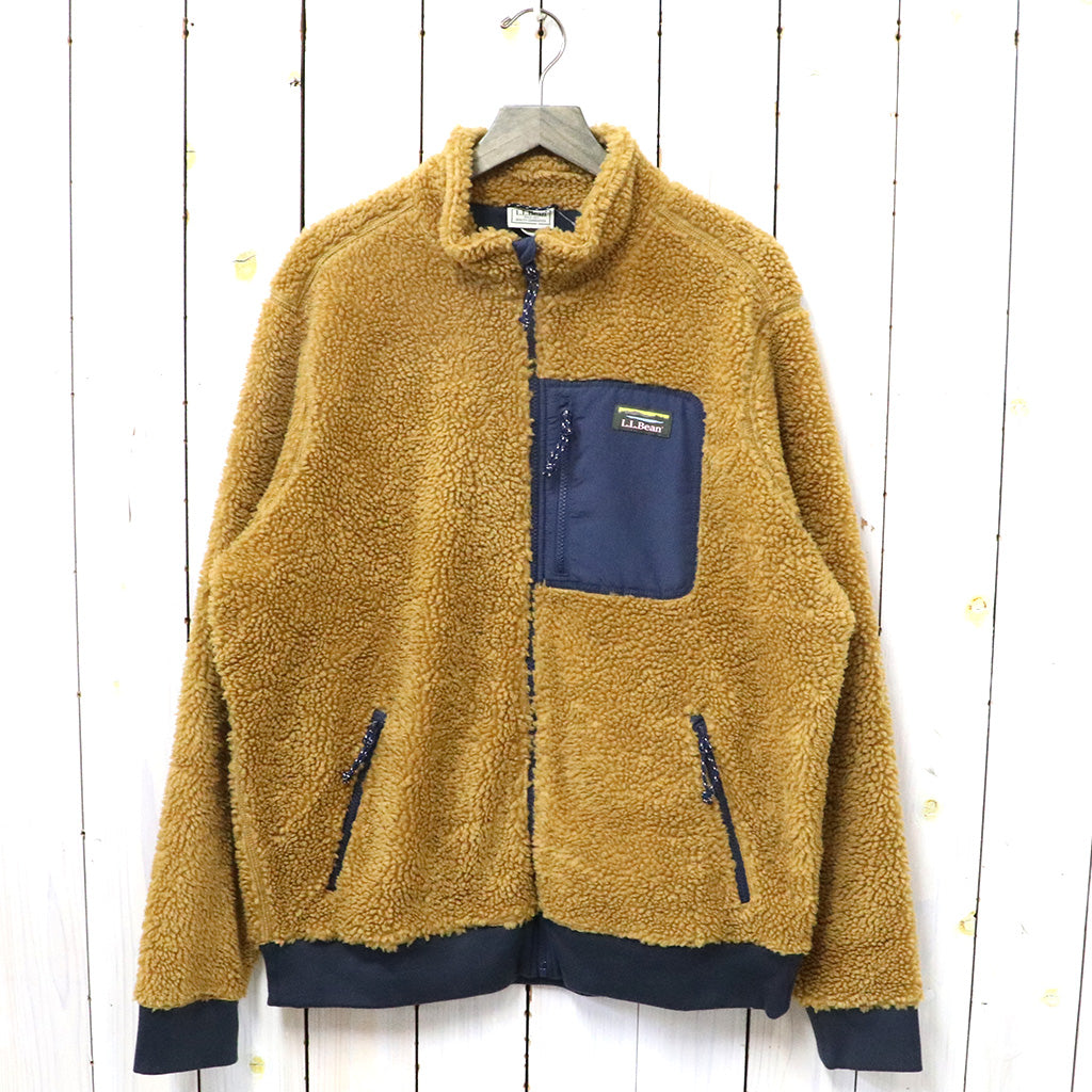 L.L.Bean『Sherpa Fleece Jacket』(Antique Gold/Carbon Navy) – Reggieshop