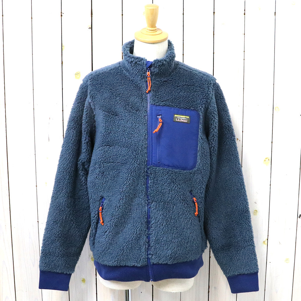 L.L.Bean『Sherpa Fleece Jacket』(Storm Blue/Collegiate Blue) – Reggieshop