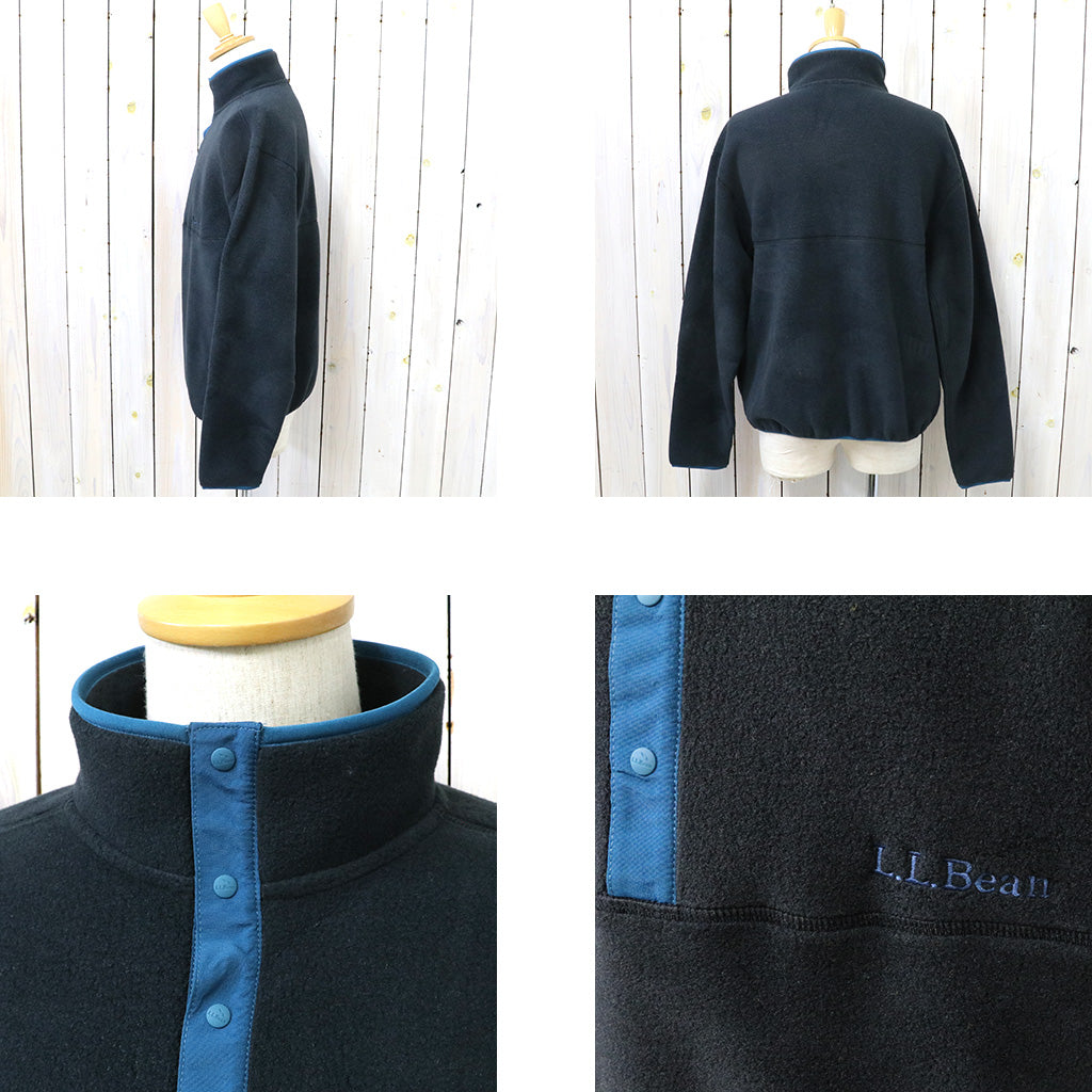 L.L.Bean『Classic Snap Fleece Pullover』(Black)