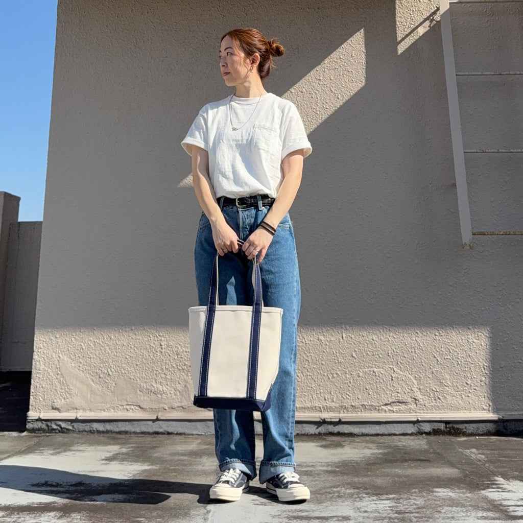 L.L.Bean : Boat & Tote Bag-Tall(Small) (Blue)