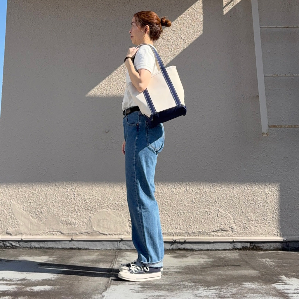 L.L.Bean : Boat & Tote Bag-Tall(Small) (Blue)