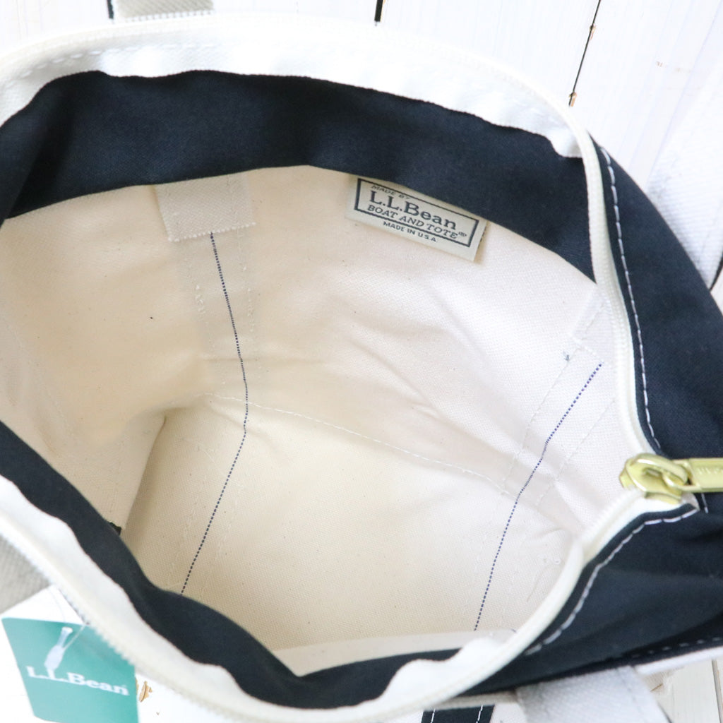 L.L.Bean : Boat & Tote Bag-Zip Top(Small) (Black)