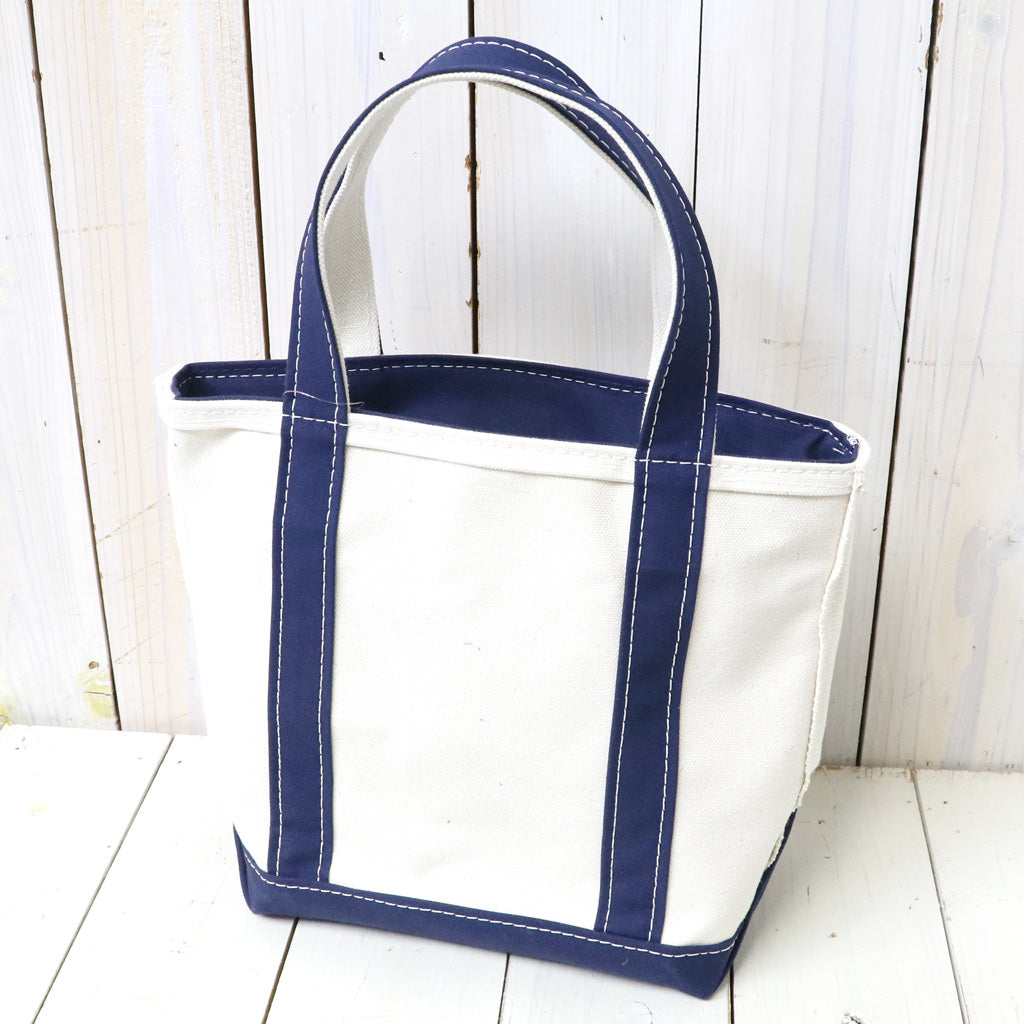 L.L.Bean : Boat & Tote Bag-Zip Top(Small) (Blue)