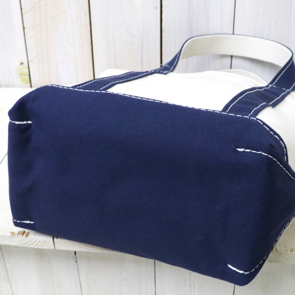 L.L.Bean : Boat & Tote Bag-Zip Top(Small) (Blue)