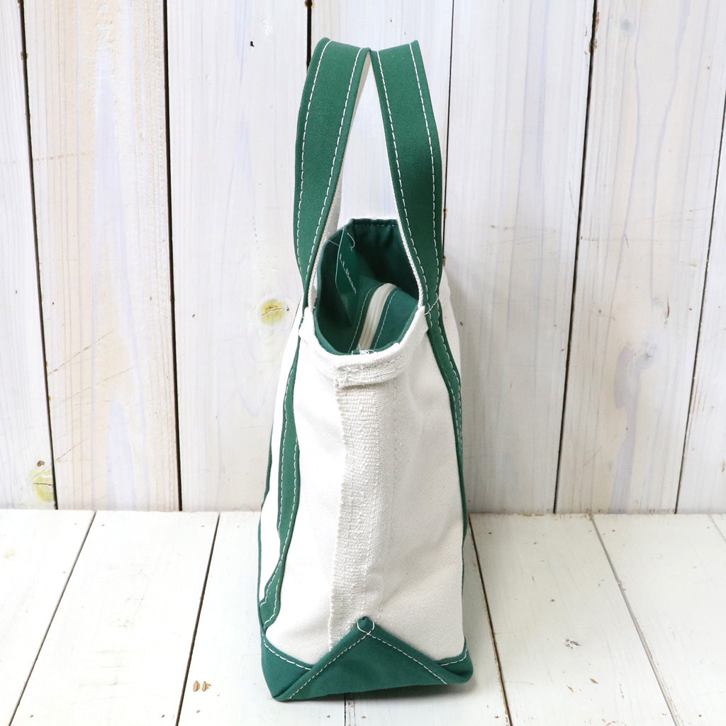 L.L.Bean : Boat & Tote Bag-Zip Top(Small) (Dark Green)