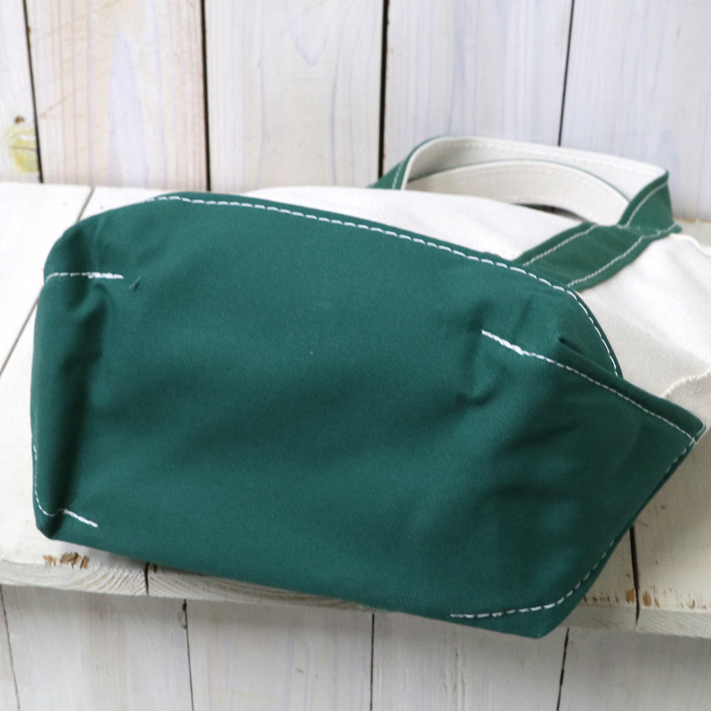 L.L.Bean : Boat & Tote Bag-Zip Top(Small) (Dark Green)