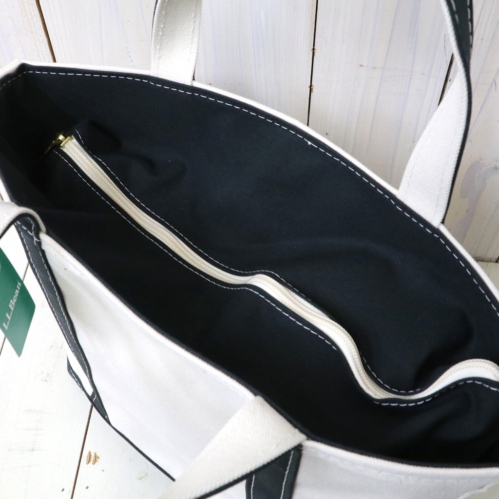L.L.Bean : Boat & Tote Bag-Zip Top(Medium) (Black)