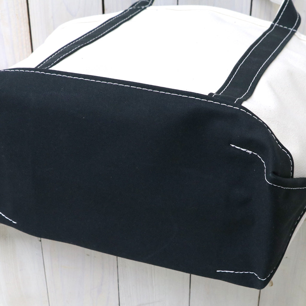 L.L.Bean : Boat & Tote Bag-Zip Top(Medium) (Black)