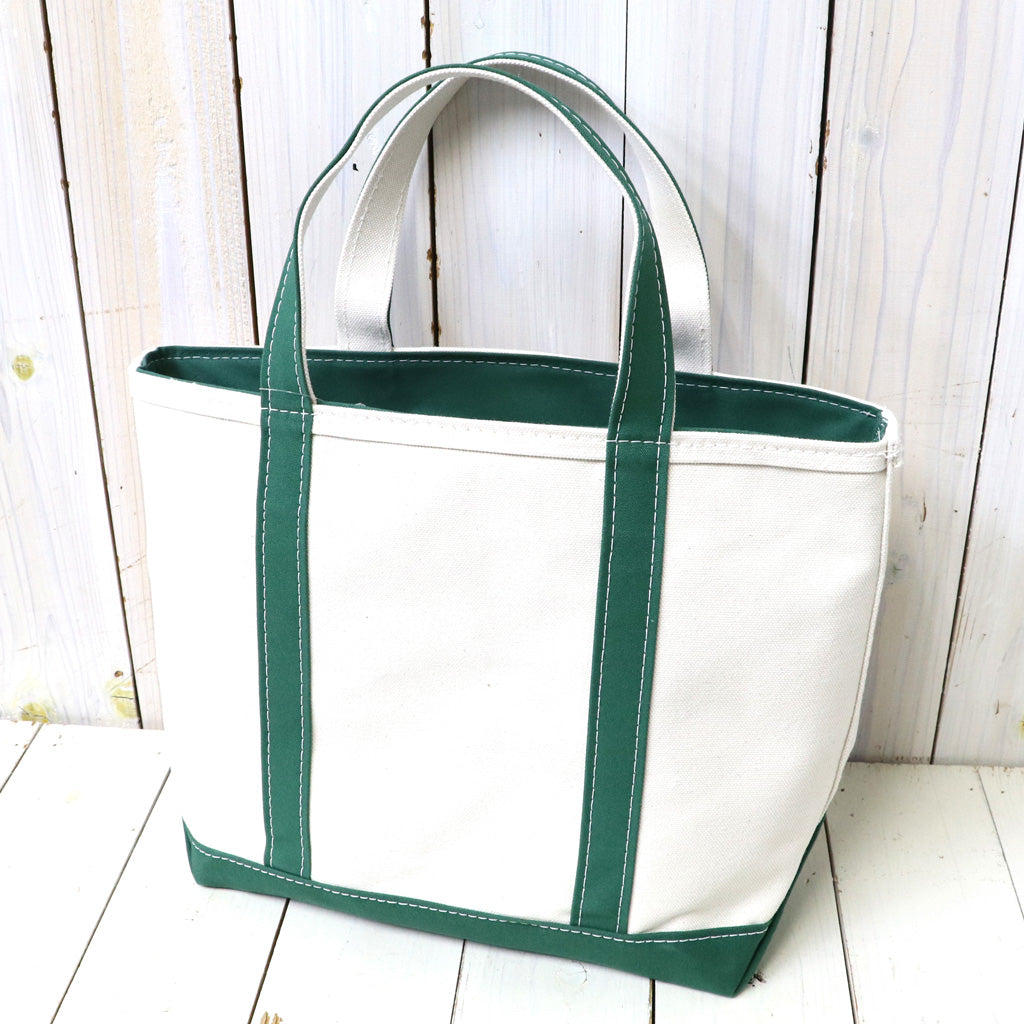 L.L.Bean : Boat & Tote Bag-Zip Top(Medium) (Dark Green)