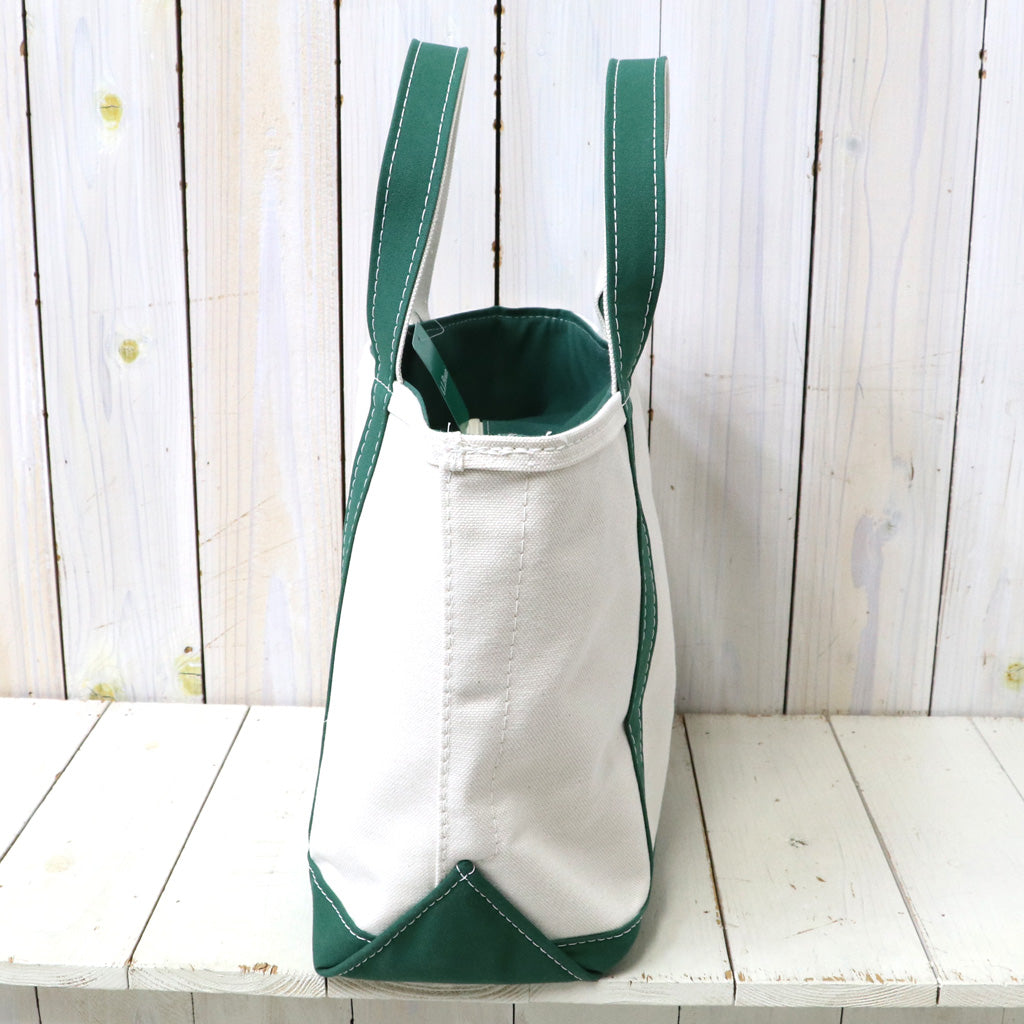 L.L.Bean : Boat & Tote Bag-Zip Top(Medium) (Dark Green)