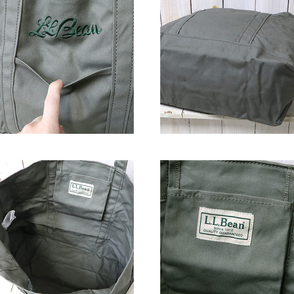 L.L.Bean : Grocery Tote with Long Handle (Dusty Olive)