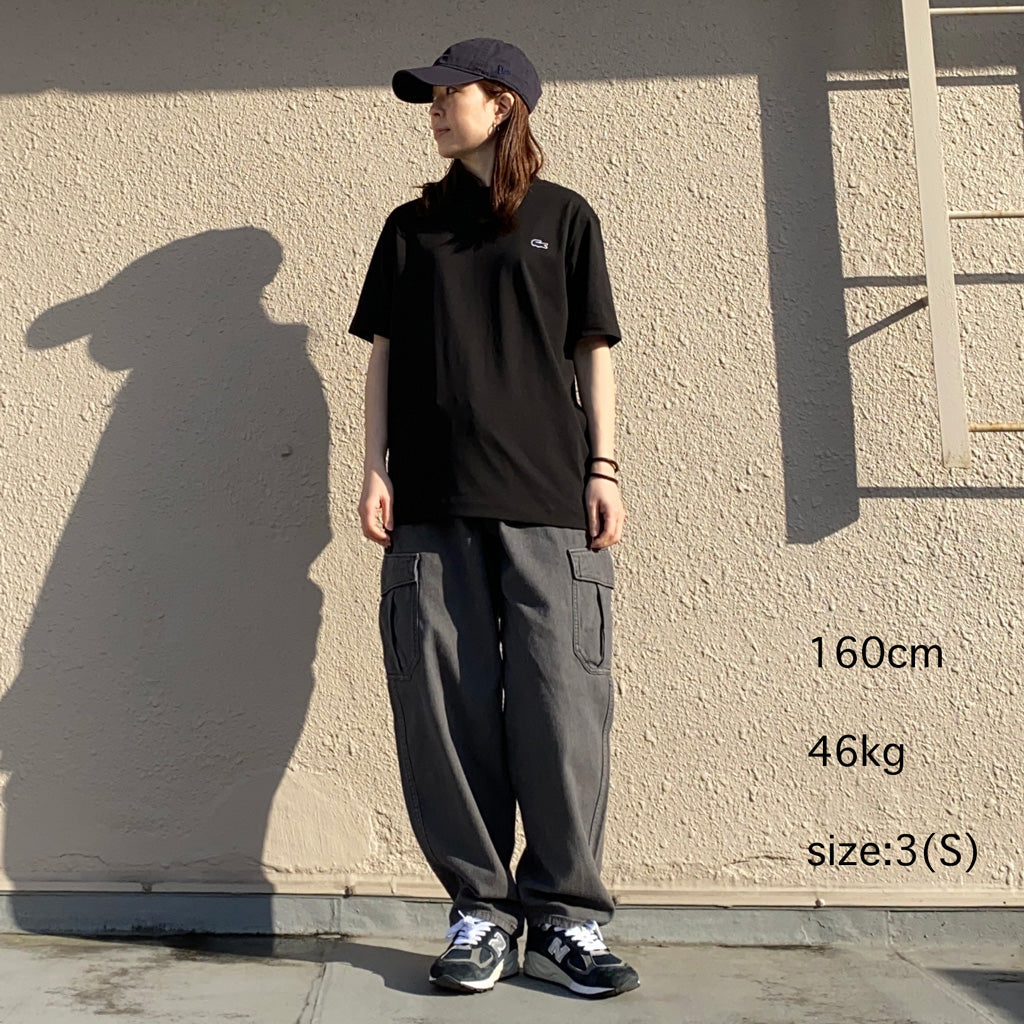 LACOSTE『クルーネックTシャツ』(BLACK)