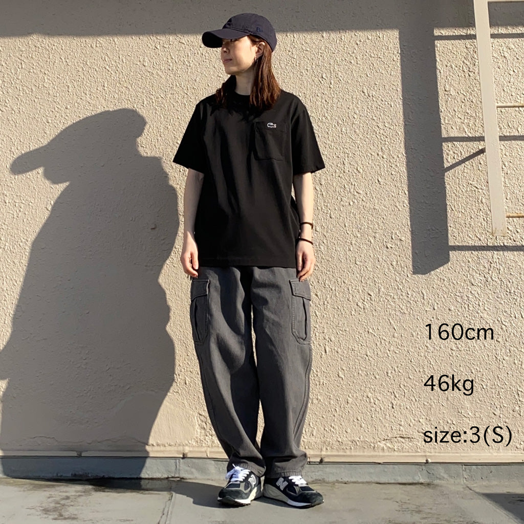 LACOSTE『ポケットTシャツ』(BLACK)