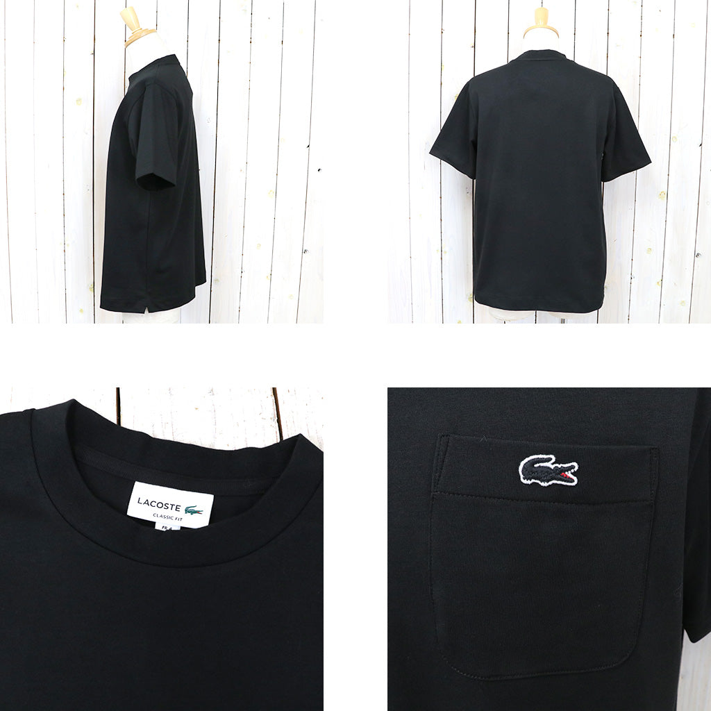 LACOSTE『ポケットTシャツ』(BLACK)
