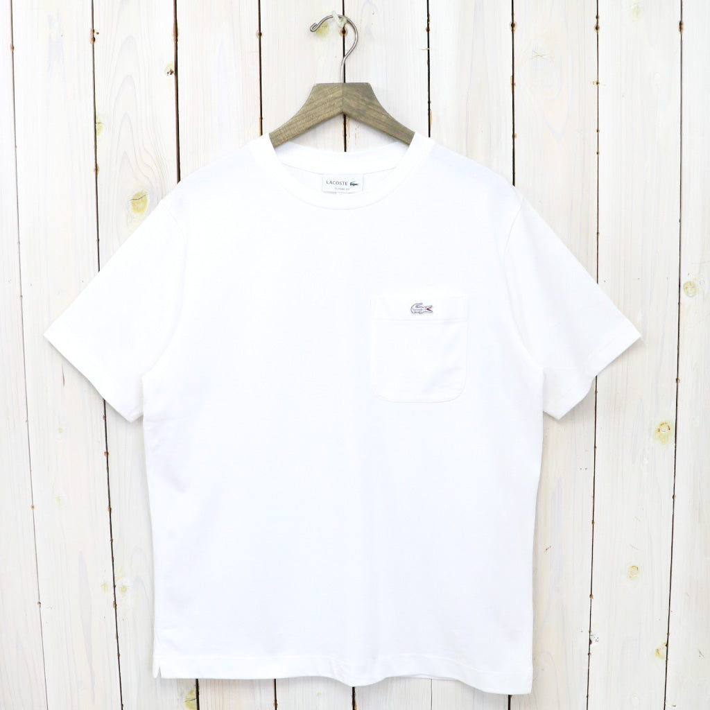 LACOSTE『ポケットTシャツ』(WHITE)
