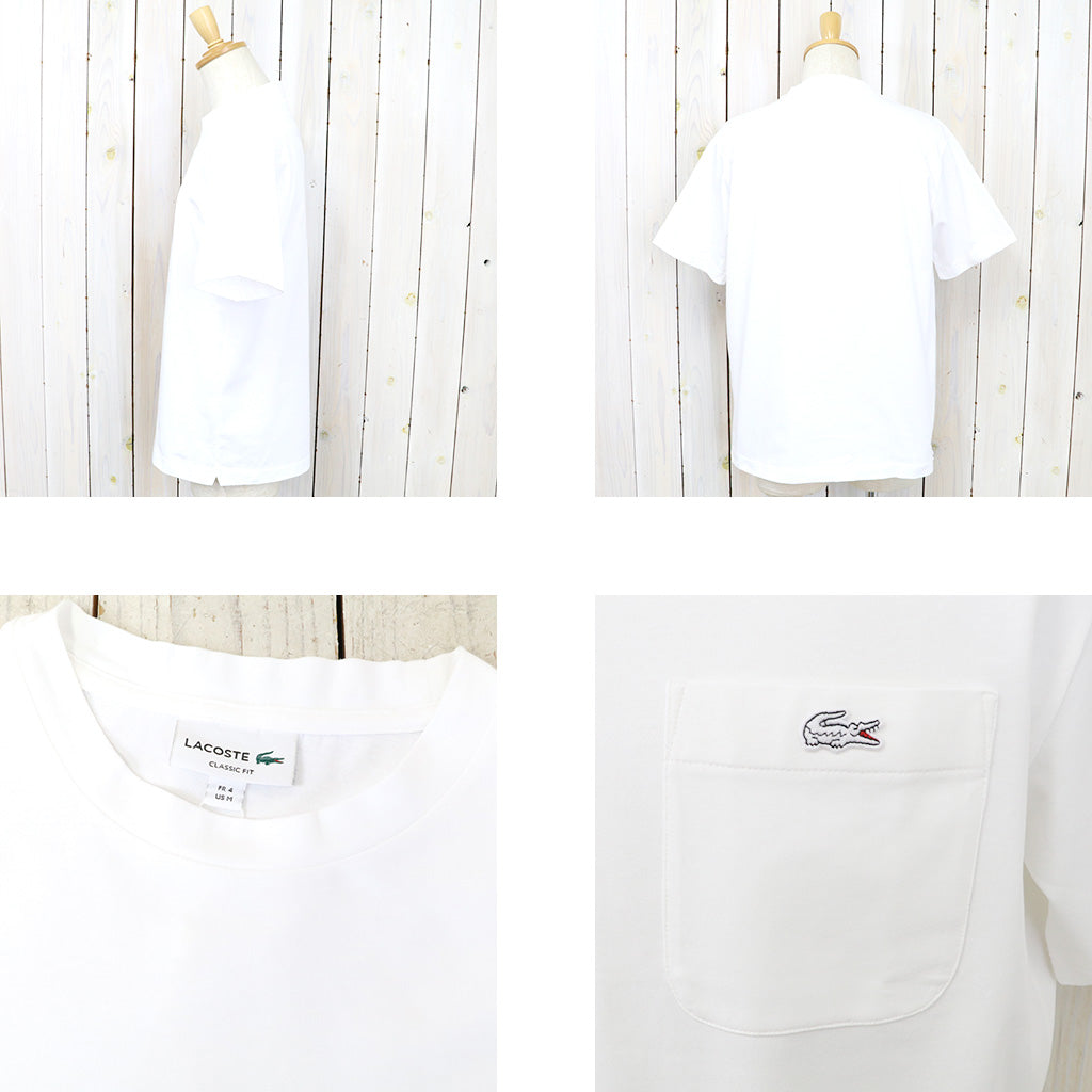 LACOSTE『ポケットTシャツ』(WHITE)