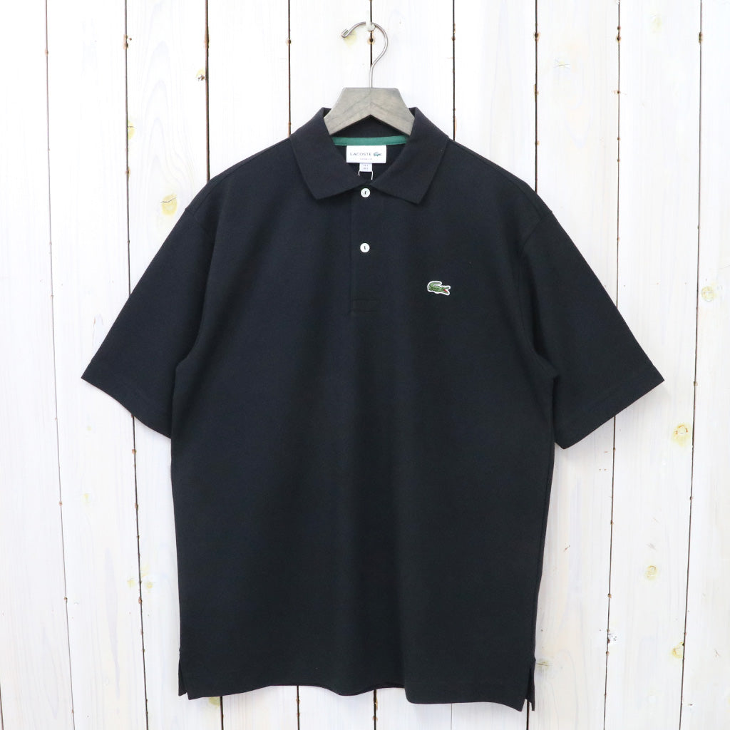 LACOSTE『オーバーサイズ ポロシャツ』(BLACK) – Reggieshop