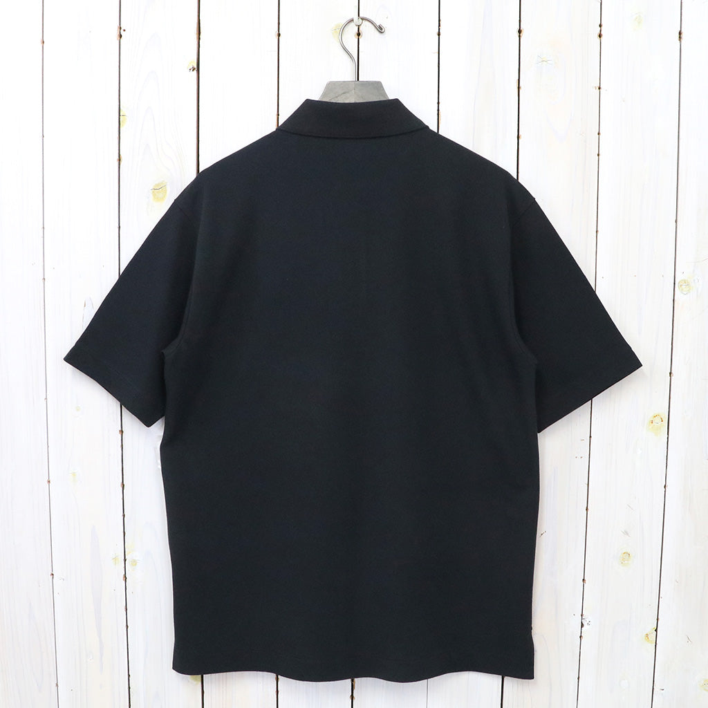 LACOSTE『オーバーサイズ ポロシャツ』(BLACK)