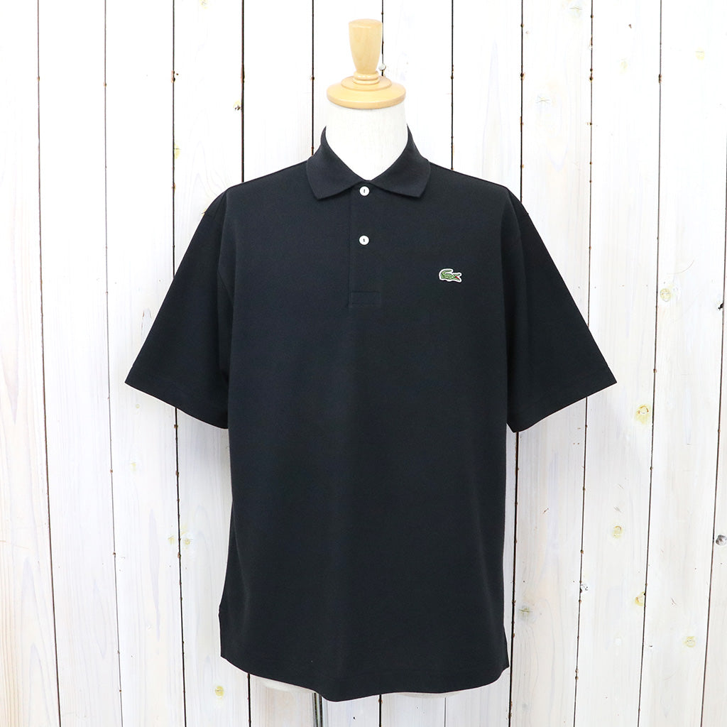 LACOSTE『オーバーサイズ ポロシャツ』(BLACK)