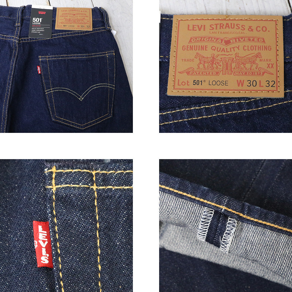 LEVI'S : 501 LOOSE ジーンズ (ダークインディゴ) – Reggieshop