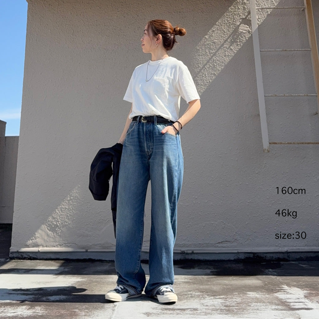 LEVI'S : 501 LOOSE ジーンズ (ミディアムインディゴ)
