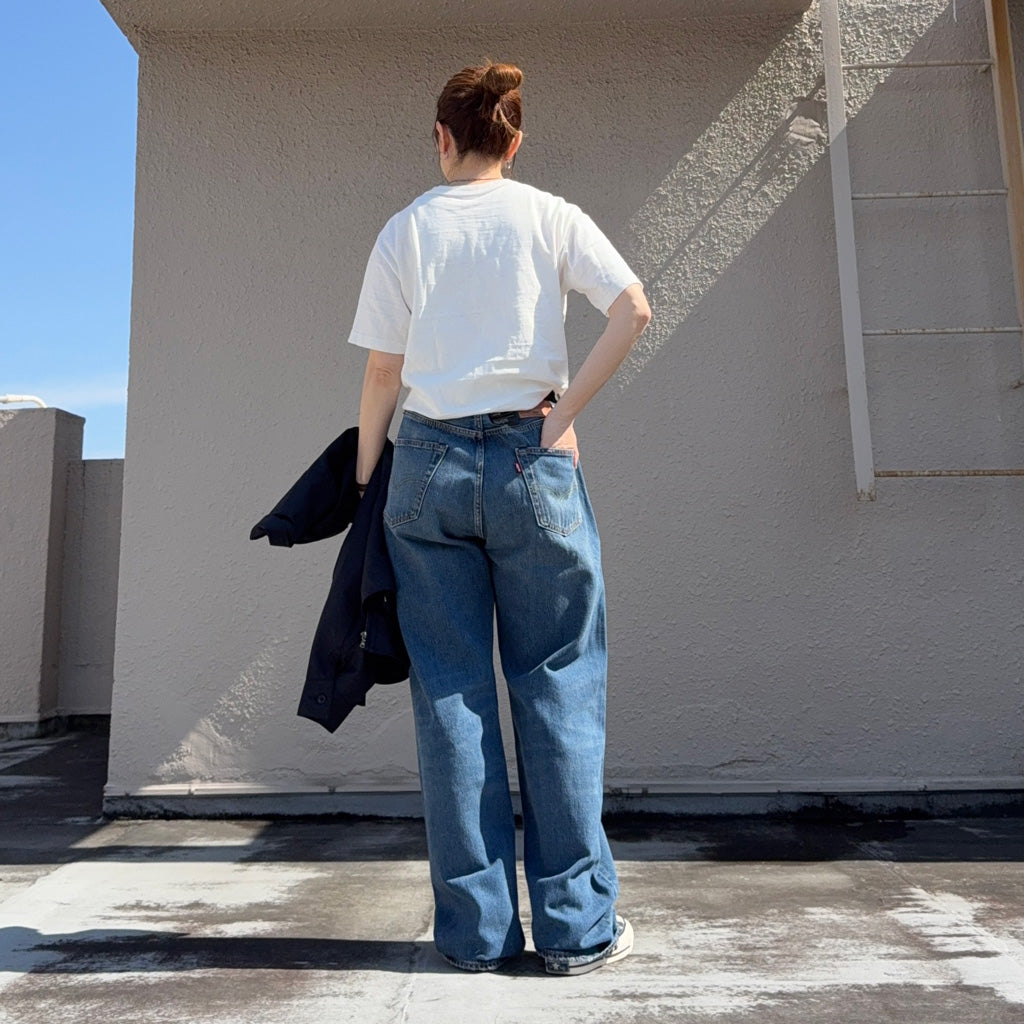 LEVI'S : 501 LOOSE ジーンズ (ミディアムインディゴ)