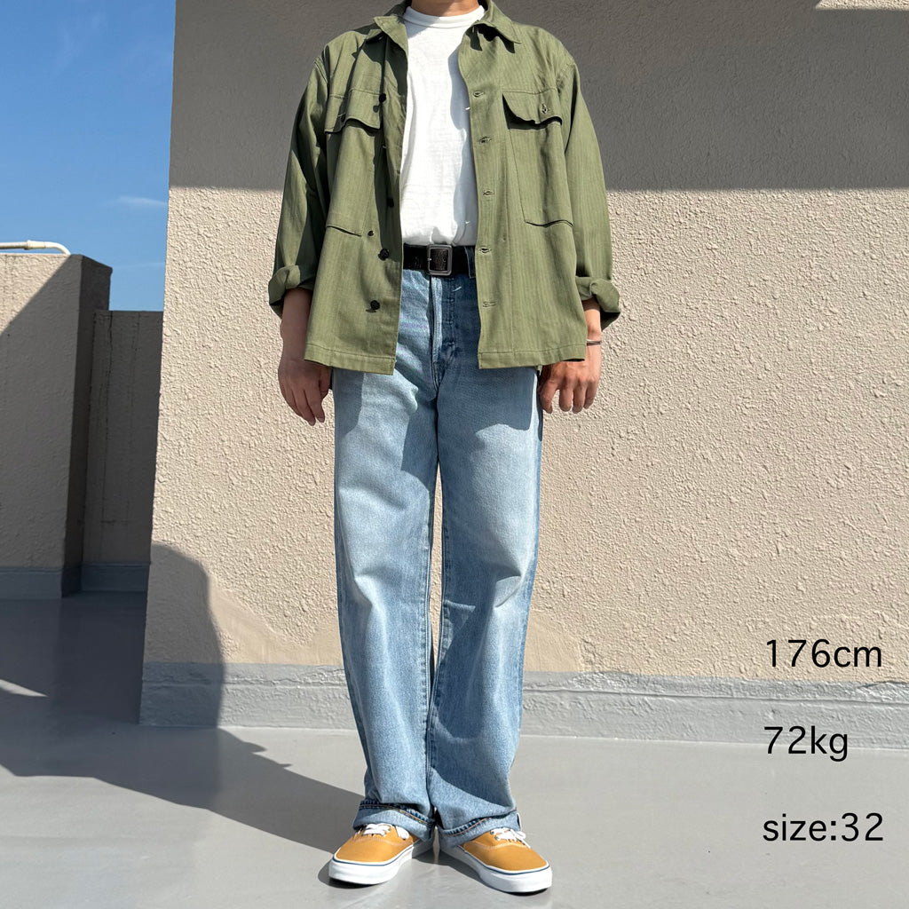 LEVI'S : 501 LOOSE ジーンズ (ライトインディゴ) (0057u0009)