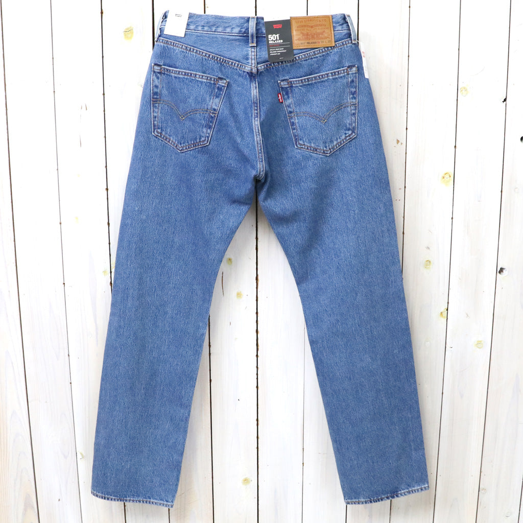 LEVI'S : 501 RELAXED ジーンズ (ミディアムインディゴ)