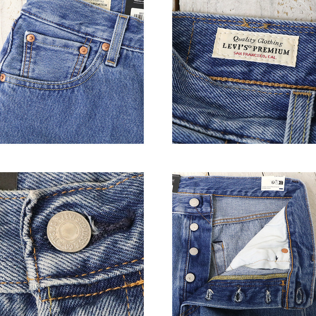 LEVI'S : 501 RELAXED ジーンズ (ミディアムインディゴ)