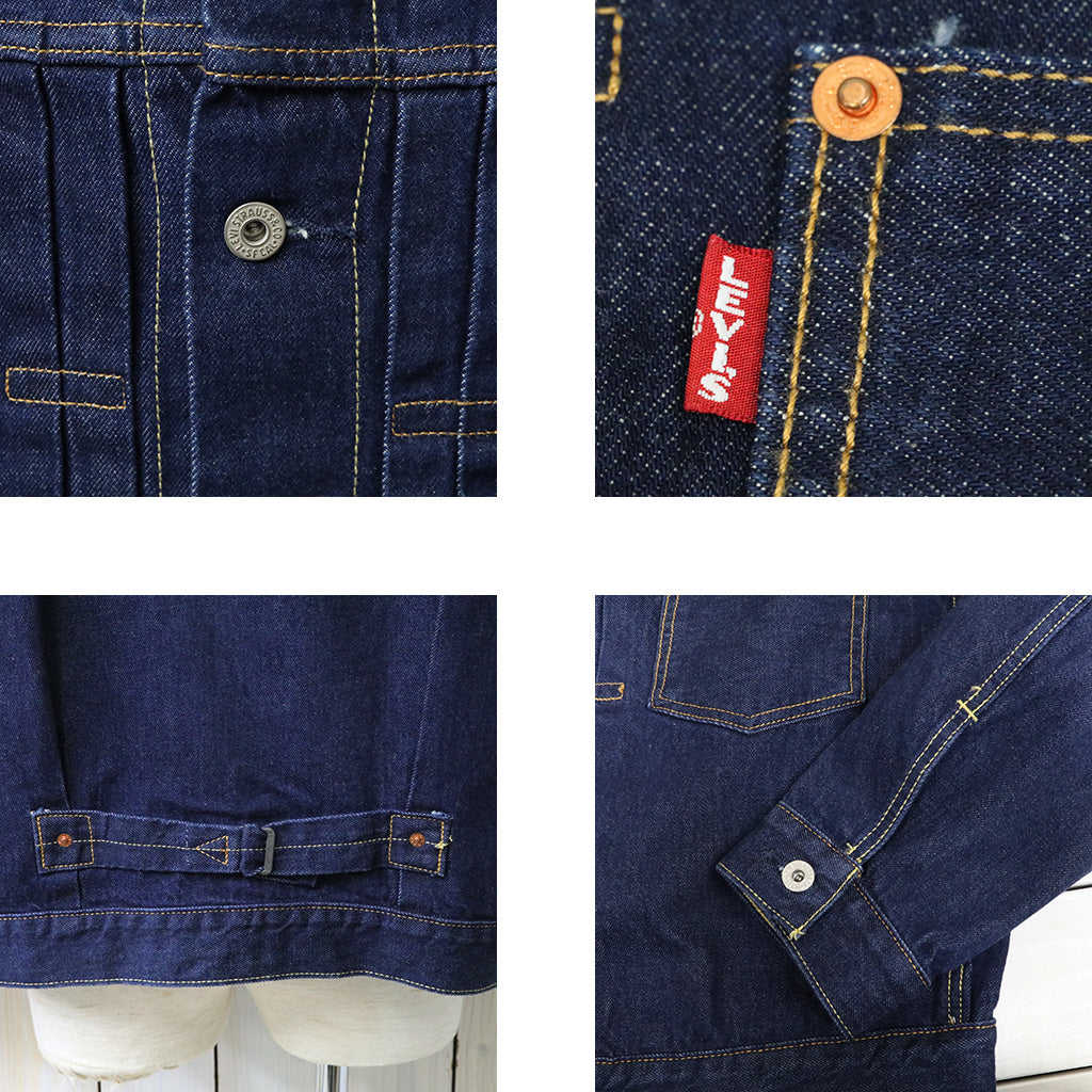 LEVI'S : TYPE I TRUCKER (NEW SELVEDGE RINSE)
