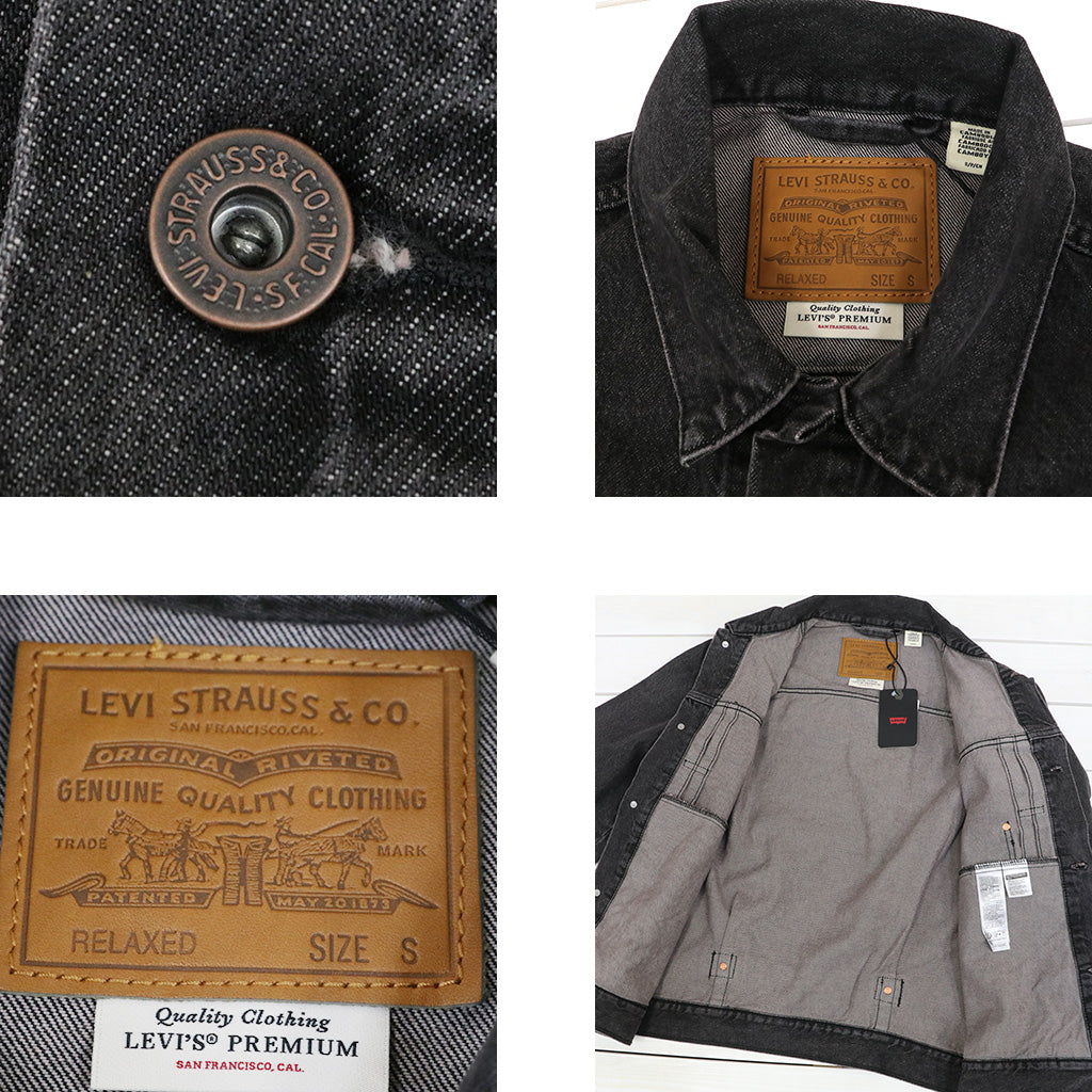 LEVI'S : TYPE I TRUCKER (BLACK)