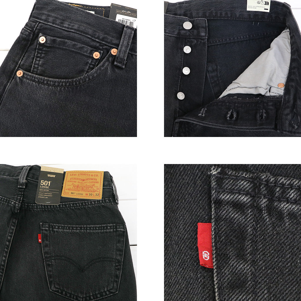 LEVI'S : 501 LOOSE ジーンズ (BLACK)