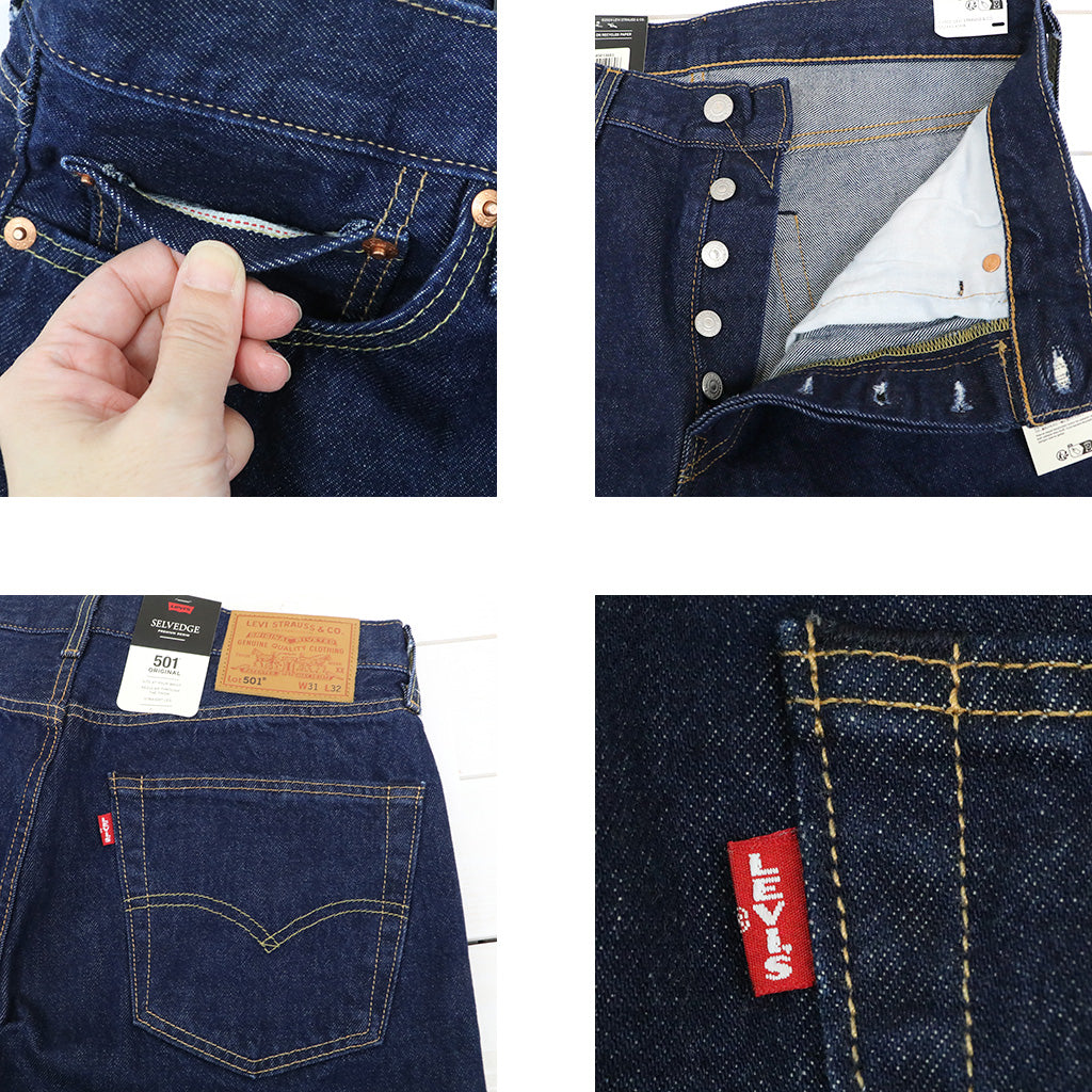 LEVI'S : 501 ORIGINAL (NEW SELVEDGE RINSE)