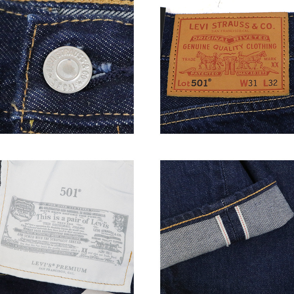 LEVI'S : 501 ORIGINAL (NEW SELVEDGE RINSE)