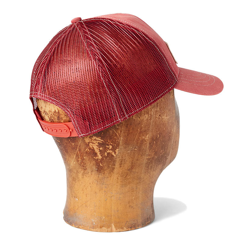 Double RL : INDIGO DENIM TRUCKER CAP (FADED RED)