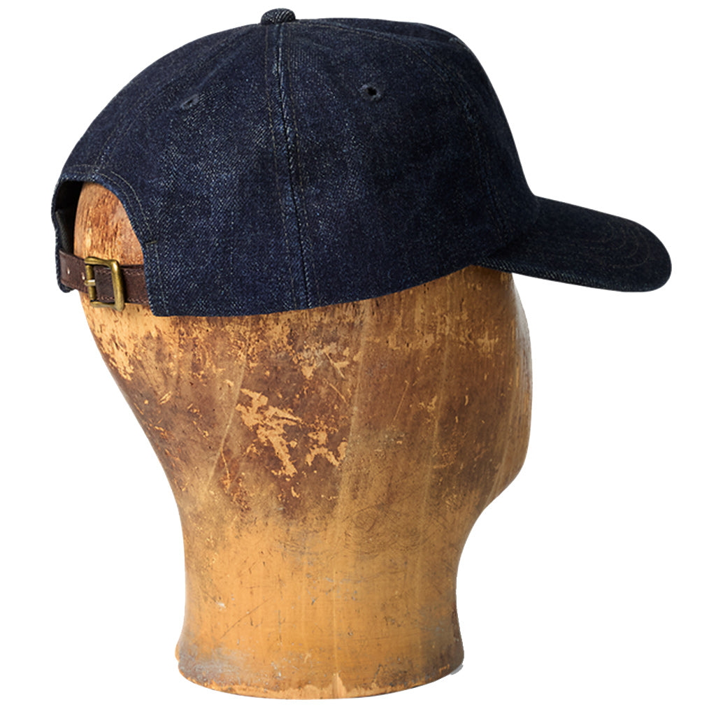 Double RL : RANCH LOGO DENIM BALL CAP (BLUE)