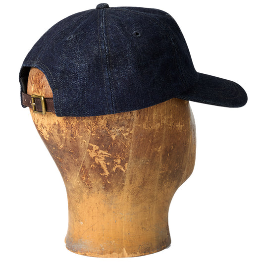 Double RL : RANCH LOGO DENIM BALL CAP (BLUE)