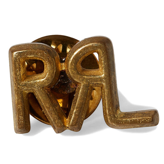 Double RL : BRASS LOGO PIN