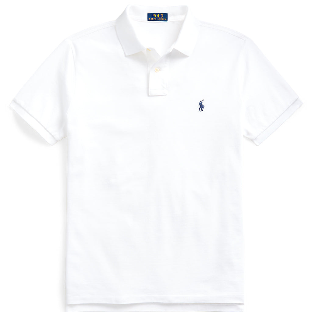POLO RALPH LAUREN『カスタム スリム フィット ポロシャツ』(WHITE
