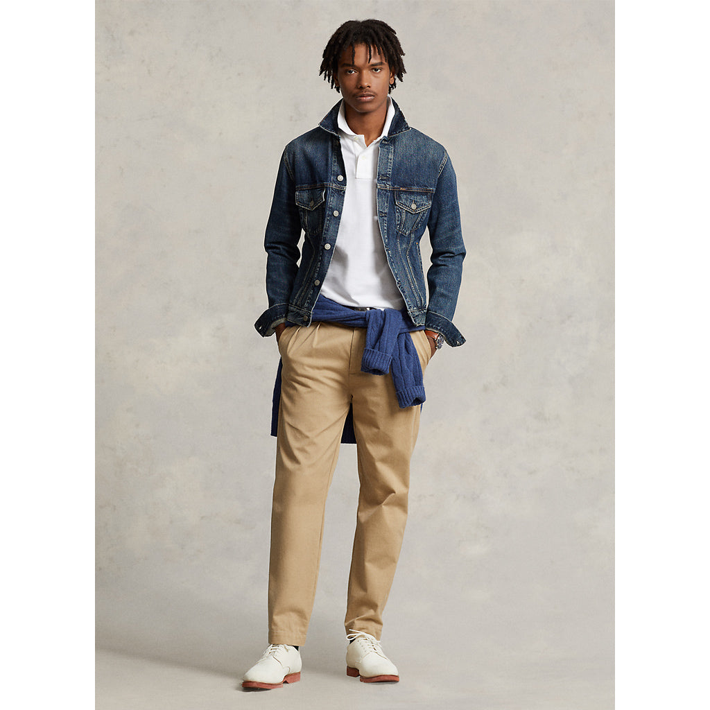 POLO RALPH LAUREN『カスタム スリム フィット ポロシャツ』(WHITE)