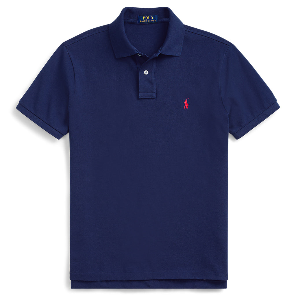 POLO RALPH LAUREN『カスタム スリム フィット ポロシャツ』(NEWPORT NAVY)