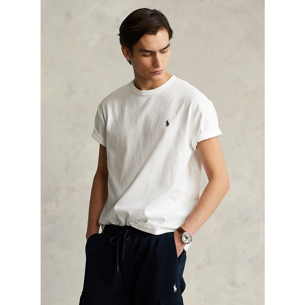 POLO RALPH LAUREN『クラシックフィット ヘビーウェイト Tシャツ』(WHITE)