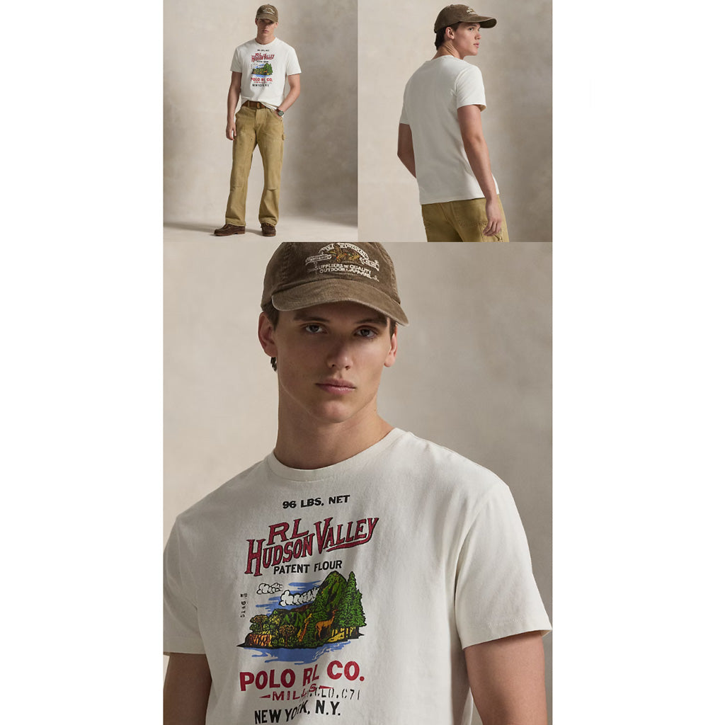 【SALE30%OFF】POLO RALPH LAUREN : クラシックフィット ジャージー グラフィック Tシャツ (NEVIS)