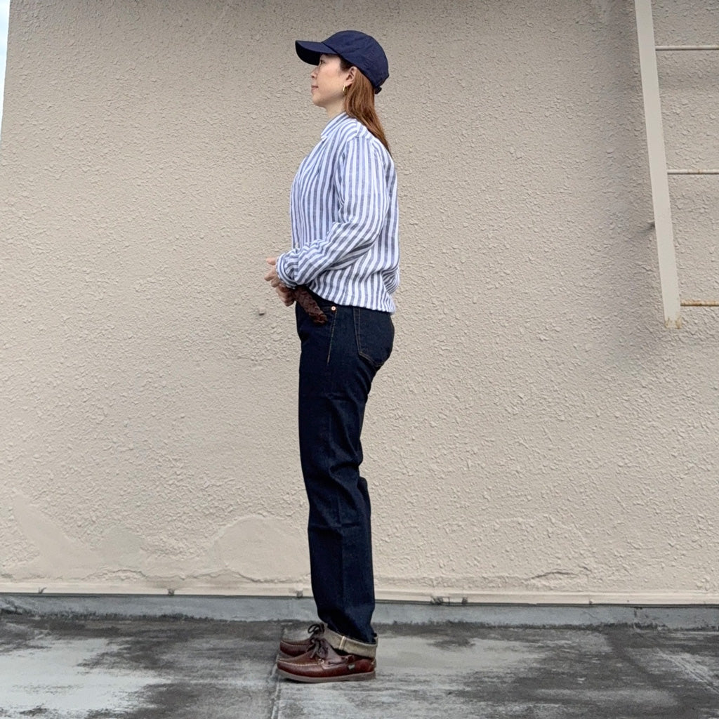 Double RL : SLIM FIT ONE WASHED JEAN (BLUE)