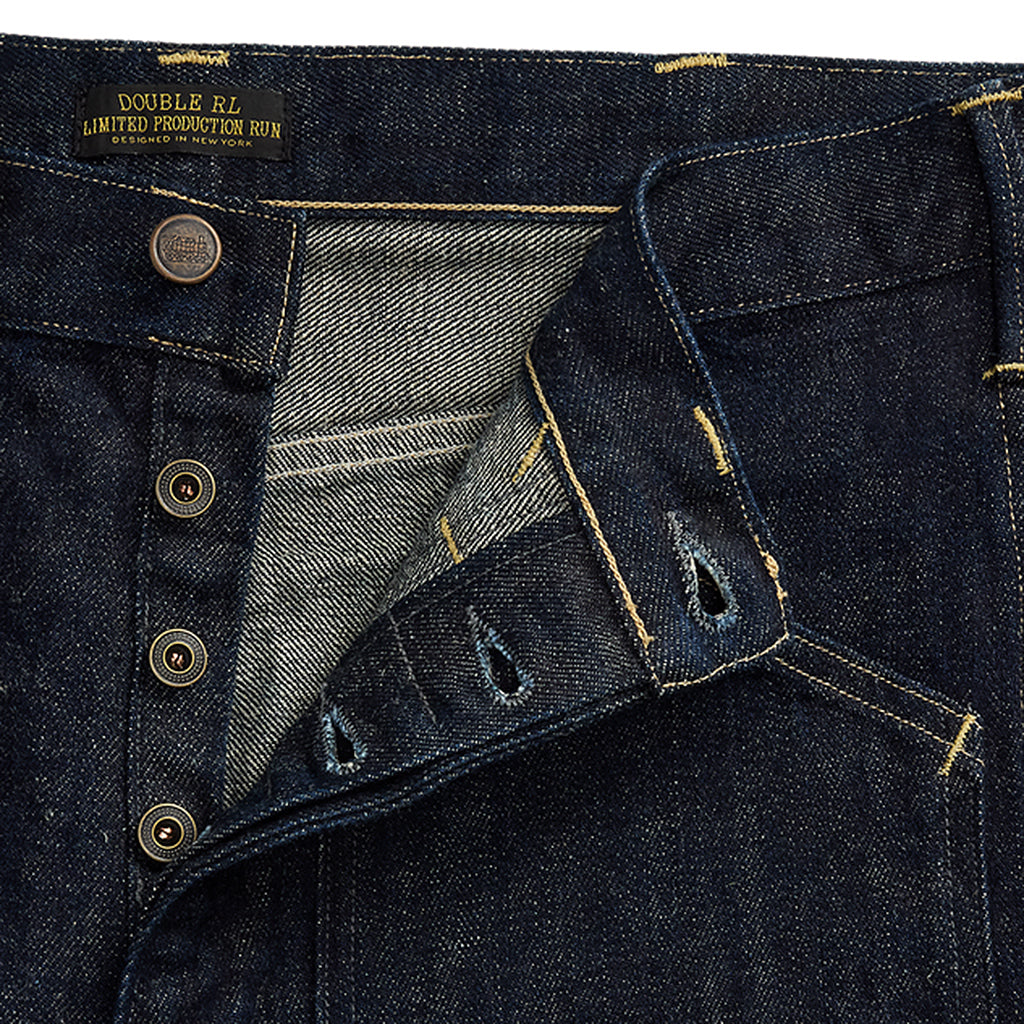 Double RL : LIMITED EDITION SELVEDGE CARPENTER JEAN (BLUE)