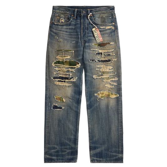 【SALE30%OFF】Double RL : VINTAGE 5-POCKET AVERIE JEAN