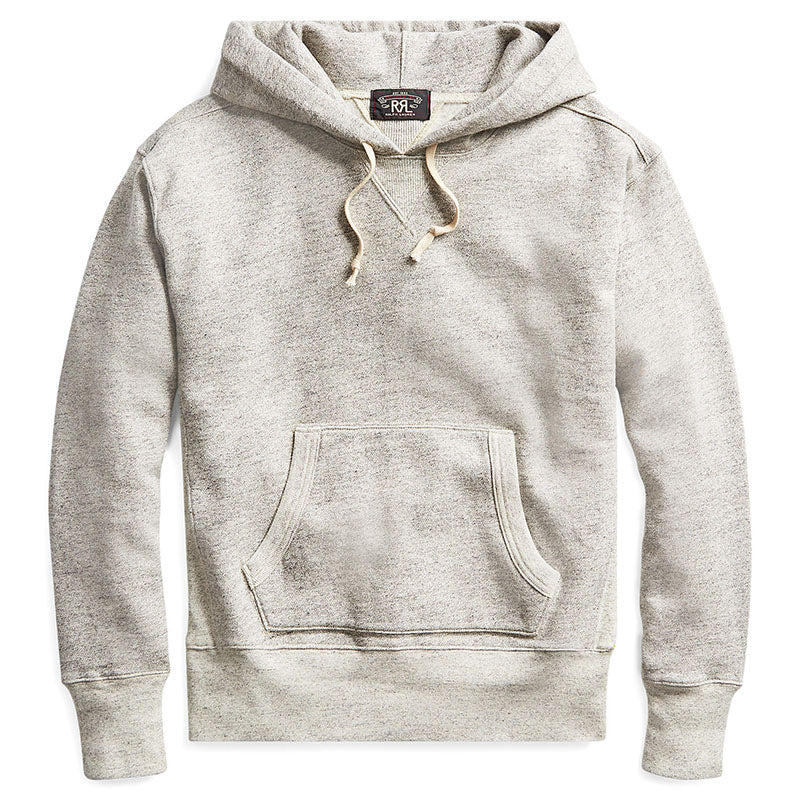 Double RL : FLEECE HOODIE (ATHLETIC GREY HEATHER)
