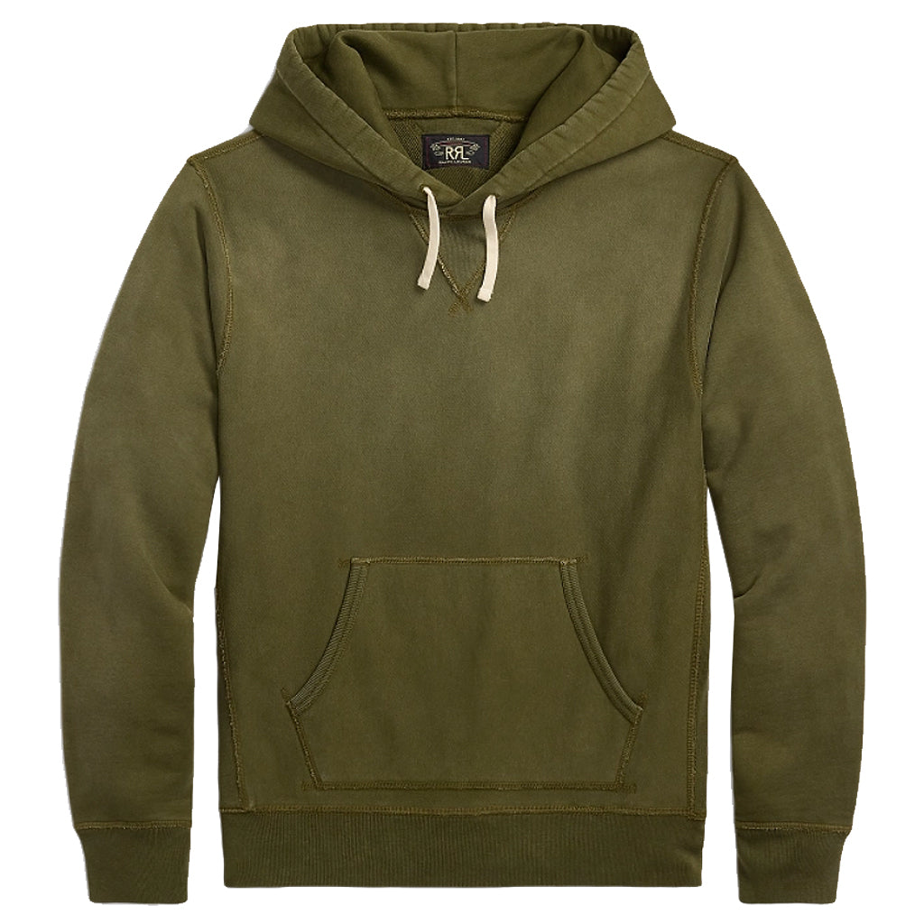 Double RL『GARMENT-DYE FLEECE HOODIE』(GREEN)